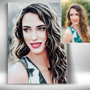 Fotobraz na plátně